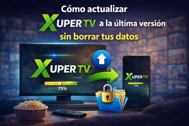 Cómo actualizar Xuper TV a la última versión sin borrar tus datos