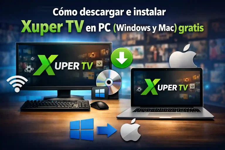 Cómo descargar e instalar Xuper TV en PC (Windows y Mac) gratis.