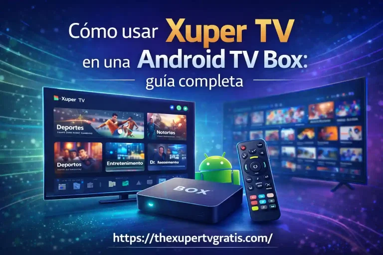 Cómo usar Xuper TV en una Android TV Box guía completa