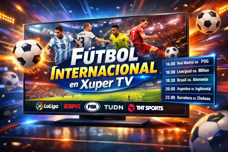 Cómo ver el canal de fútbol en Xuper TV: guía completa y horarios