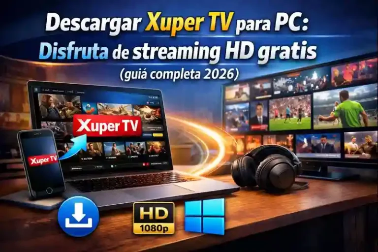 Descargar Xuper TV para PC Disfruta de streaming HD gratis (guía completa 2026)