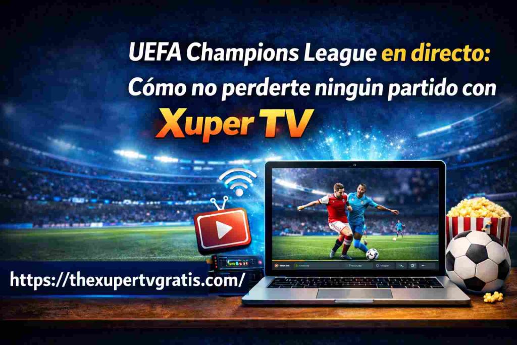 UEFA Champions League en directo Cómo no perderte ningún partido con Xuper TV
