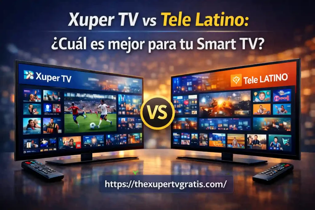 Xuper TV vs Tele Latino ¿Cuál es mejor para tu Smart TV