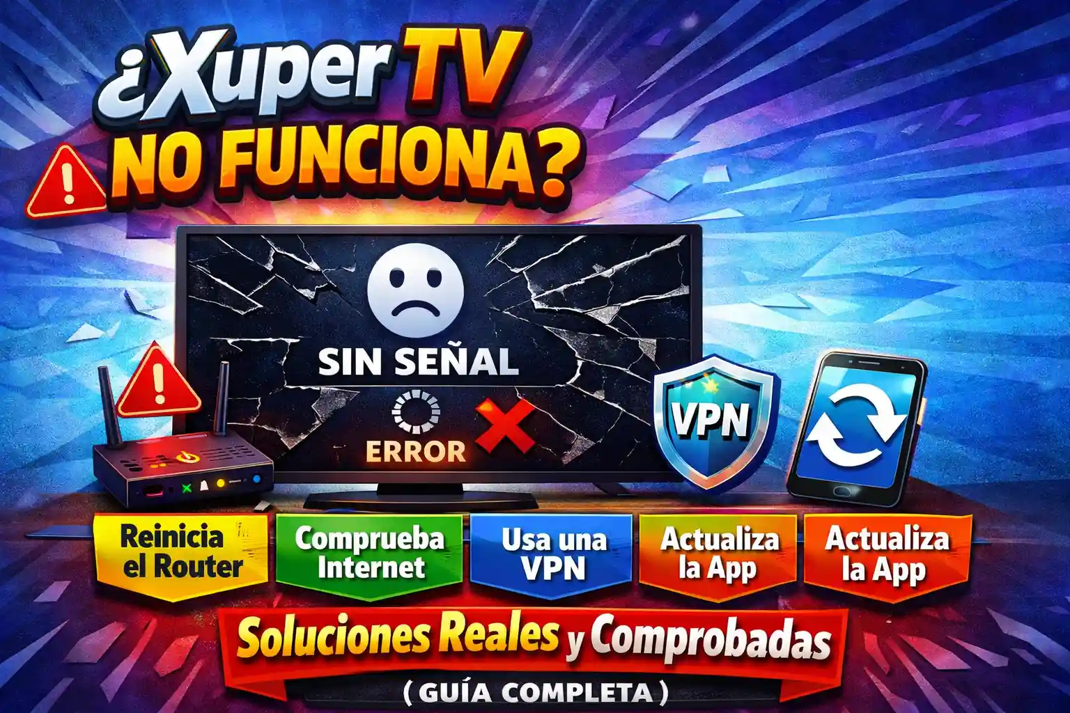 ¿Xuper TV No Funciona Soluciones Reales y Comprobadas (Guía Completa)