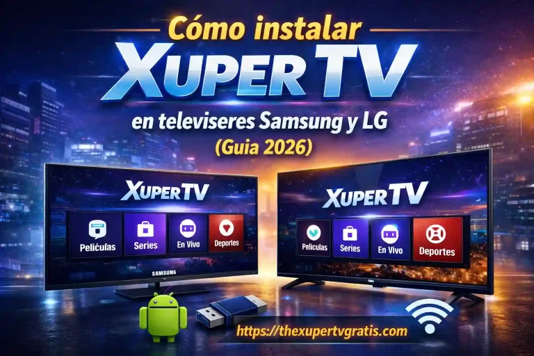 Cómo instalar Xuper TV en televisores Samsung y LG (Guía 2026)