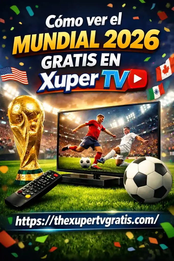 Cómo ver el Mundial 2026 gratis en Xuper TV